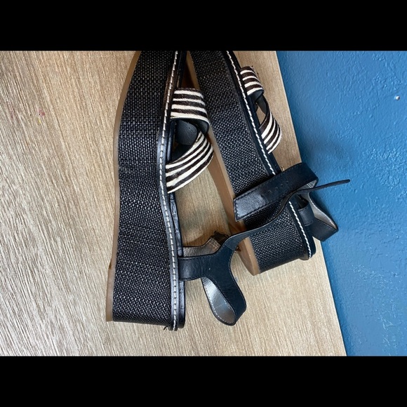 Sam Edelman platform shoes Black  With White - Picture 4 of 7